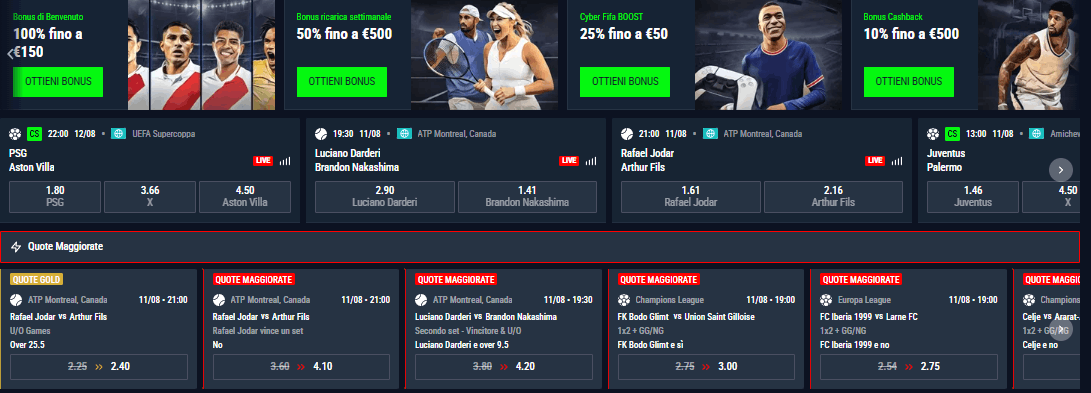 Casinado Scommesse Sport